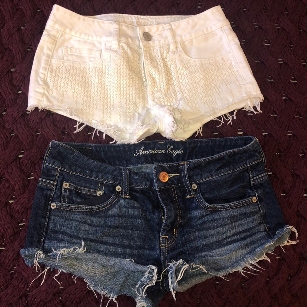(2) American Eagle Jean Shorts